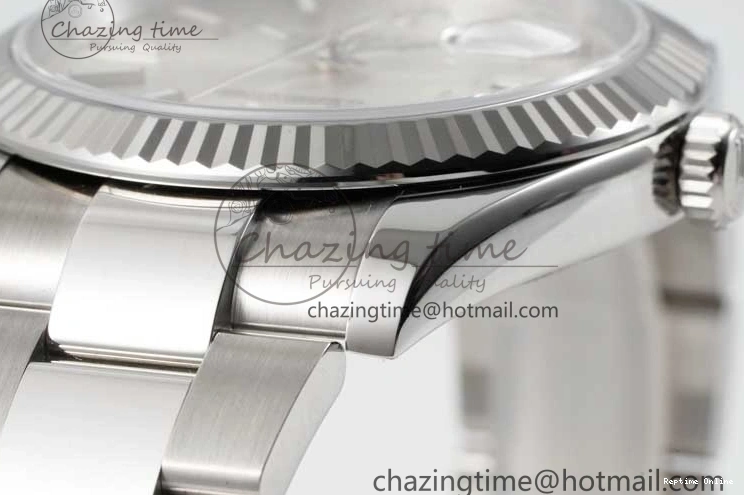 0227 DateJust 41 126334 Clean 1:1 Best Edition 904L Steel Silver Stick Dial on Oyster Bracelet VR Modern 2434